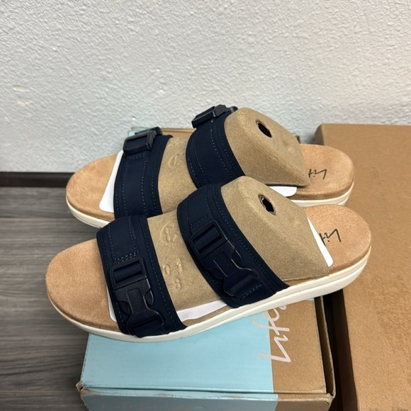 LifeStride Power Slide Sandal In Navy - Picture 6 of 6